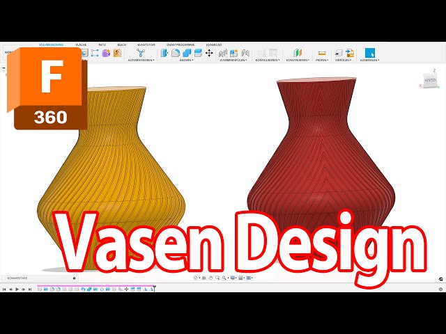 Vasen Muster leicht erstellen Fusion 360 Tutorial Deutsch CAD