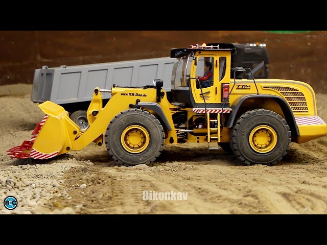 RC TRUCKS AND CONSTRUCTION SITE ACTION!!!