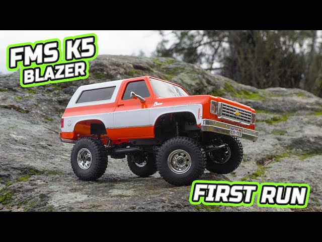 FMS  K5 FCX24 Blazer Rc Mini Crawler Unboxing and Test Run
