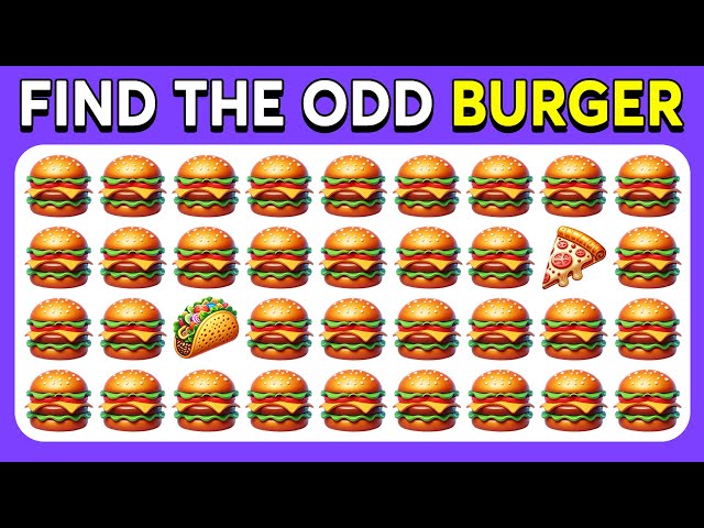 Find the ODD One Out - Junk Food Edition 🍔🍕🍩 Easy, Medium, Hard | Quiz Galaxy