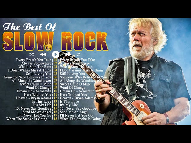 Classic Rock Ballads Popular Songs Collection || Greatest Hits Slow Rock