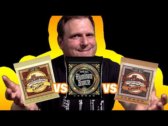 Ernie Ball Acoustic Strings Comparison | Which are the Best Acoustic Guitar Strings?