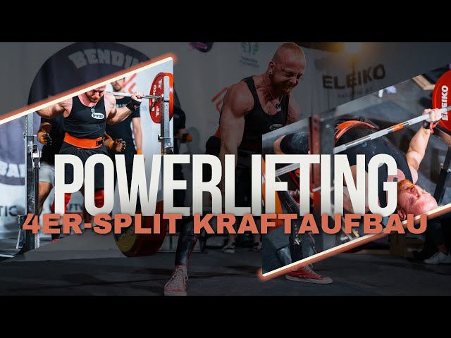 Perfekter Start ins Powerlifting: Der effektivste 4er-Split Trainingsplan