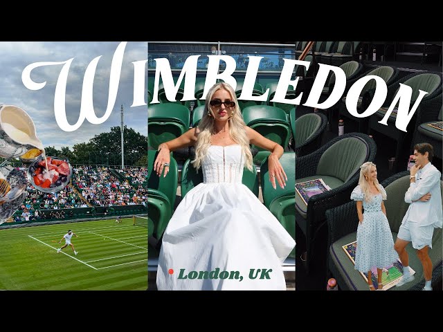 WIMBLEDON: a week in my life at the championships 🎾🍓