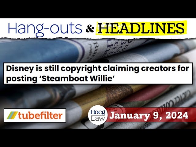 Mickey Makes Public Domain Debut | WHY ARE CREATORS STILL AT RISK? (H&H 1-9-24)