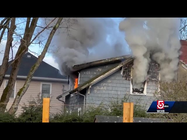 Mystery good Samaritan pulls woman from morning house fire