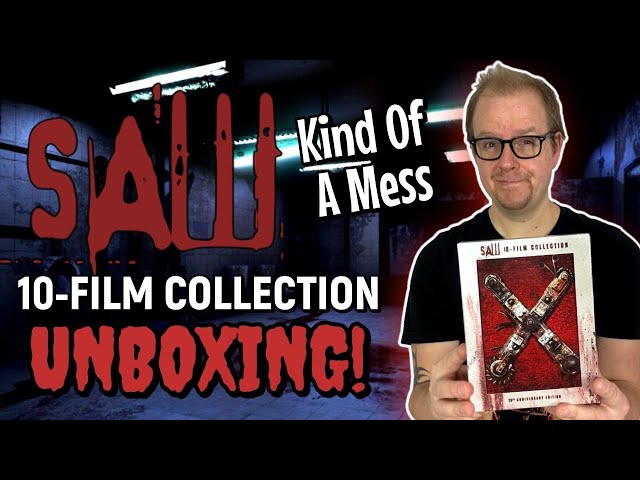 Saw 10-Film Blu-ray Collection Unboxing! | Lionsgate | 23 Discs | Is It Worth It?