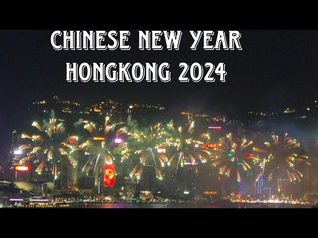 🇭🇰🇭🇰Chinese New Year Hongkong Fireworks display 2024