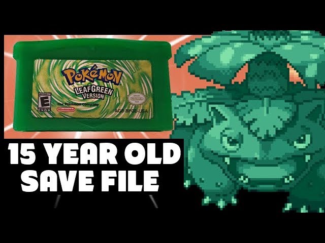 Exploring my 15 YEAR OLD Pokemon LeafGreen Save File! - PokeTips