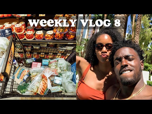 Weekly Vlog 8 |  Quality Time, Fun with Cali, Pool Vibes, and Grocery Shopping