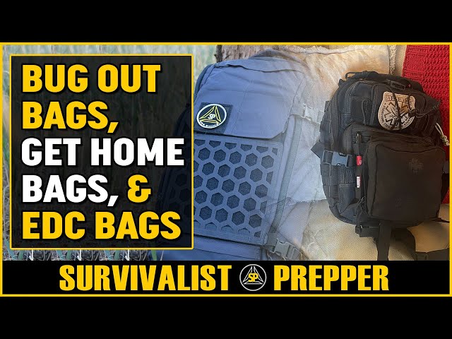 Get Home Bag, Bug Out Bag vs EDC Bag: What's the Difference?