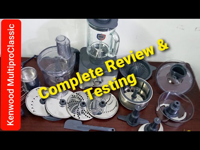 Kenwood multipro classic food processor complete review and testing||#Kenwood #Multipro