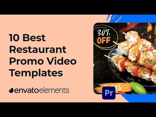 10 Best Restaurant Promo Video Templates