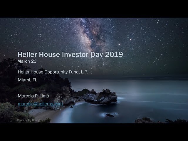 Heller House Investor Day 2019