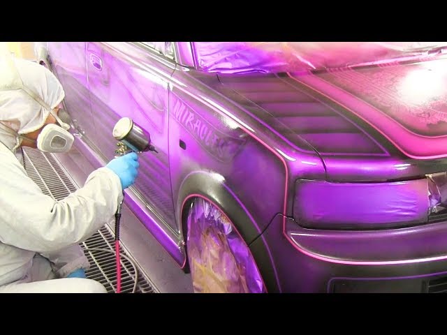 How To Custom paint Candy Painting and Full Graphics on Car