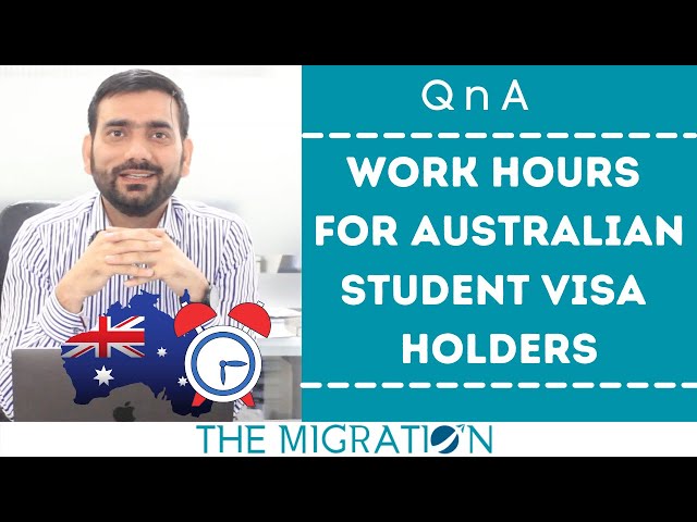 Wondering about the work hours for Student Visa holders?? | Student visa QnA in English |