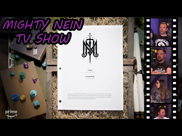 Mighty Nein TV series announcement but featuring the original scenes