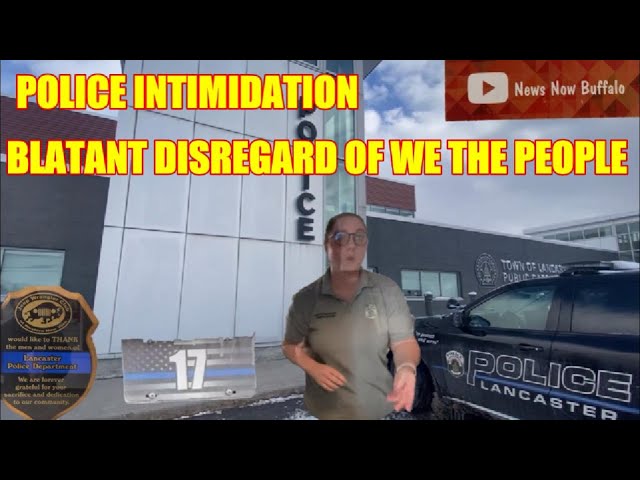 POLICE INTIMIDATION WE BACK THE BLUE LINE WE DONT CARE ABOUT THE PEOPLE WE SERVE 1ST AMENDMENT AUDIT