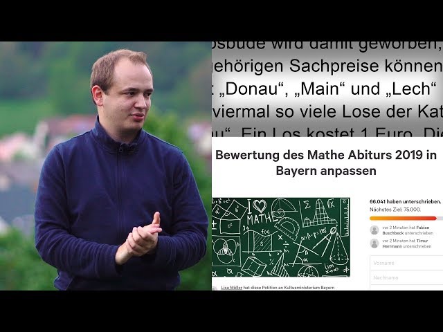 Mathe-Abi 2019 in Bayern zu schwer?