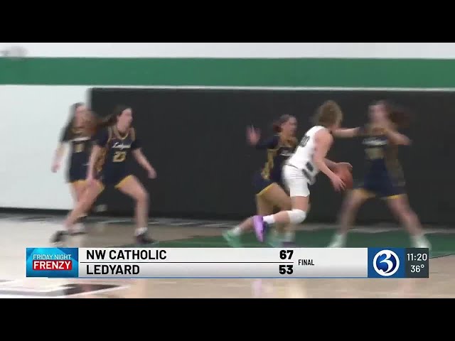 Northwest Catholic advance in the Class MM tournament with 67-53 win over Ledyard