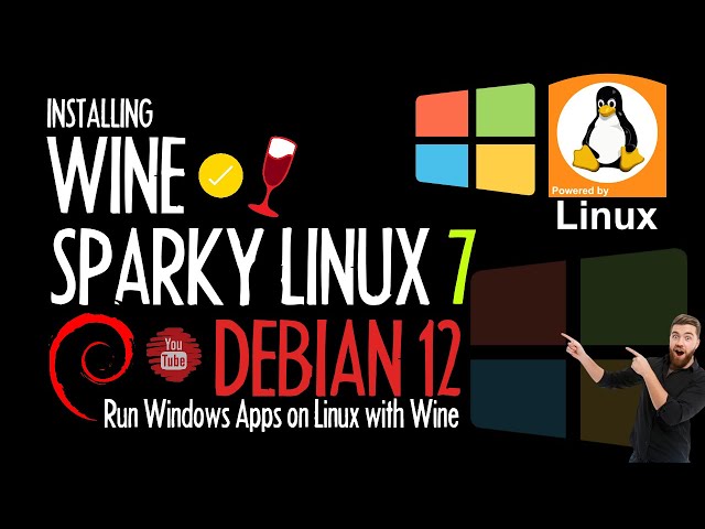 How to Install Wine on SparkyLinux7 [ Debian 12 ] | Installing Wine on Debian 12  [ SparkyLinux7 ]