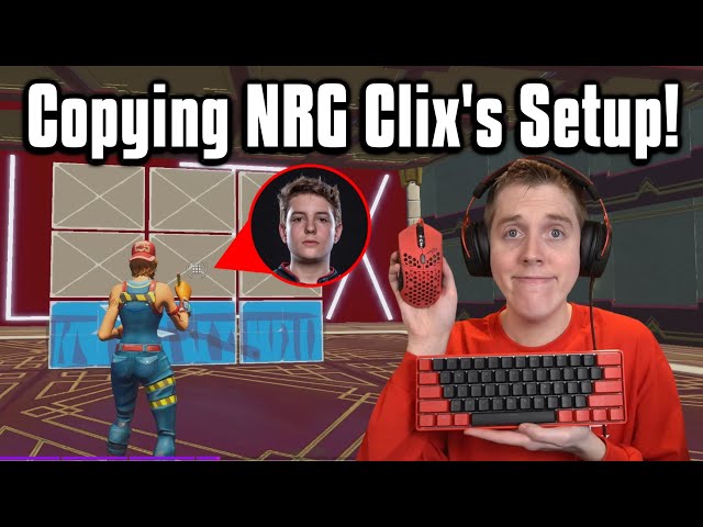 Trying NRG Clix's Setup In Arena! - Fortnite Battle Royale