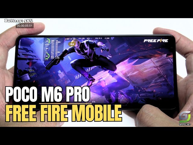 Poco M6 Pro test game Free Fire Mobile | Helio G99 Ultra