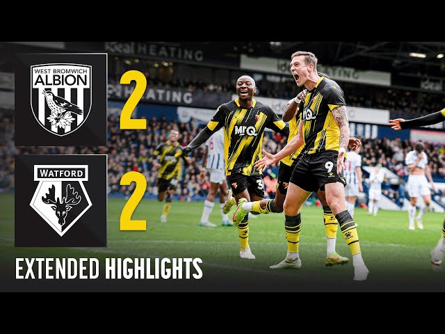 Extended Highlights 🎞️ | West Bromwich Albion 2-2 Watford