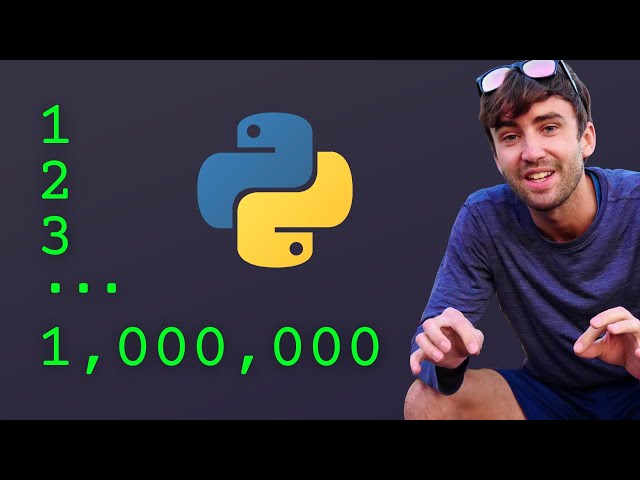 3 Ways to Count to 1,000,000 in Python (for, while, recursion)