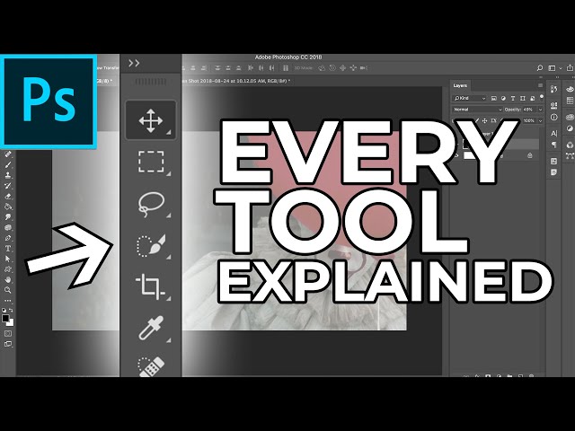 Adobe Photoshop Tutorial: EVERY Tool in the Toolbar Explained and Demonstrated