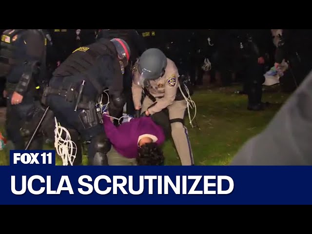 UCLA's handling of protests under scrutiny; Hired security staff speaks out