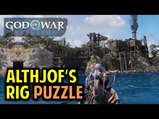 How to Shut Down the Althjof's Mining Rig: Althjof's Rig Puzzle | God of War Ragnarok