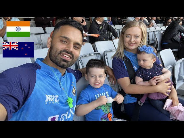 Taking My British Wife To Her First Cricket Match | INDIA VS NEWZEALAND ODI