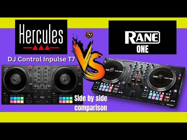 The Hercules Inpulse T7 vs the Rane one comparison video