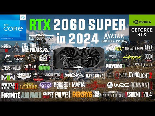 RTX 2060 SUPER Test in 60 Games in 2024