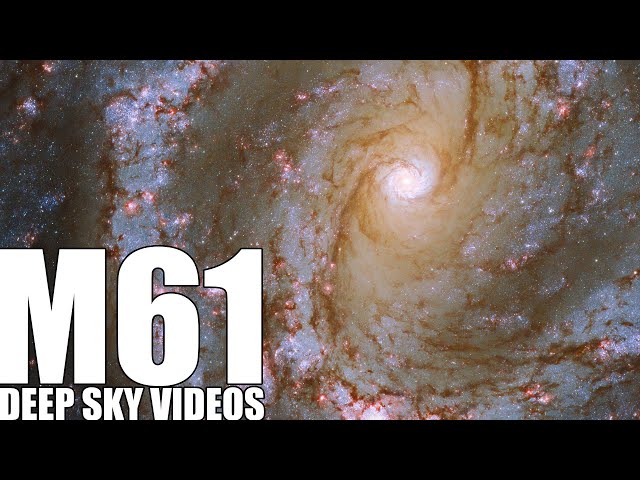 M61 - Barred Spiral Galaxy - Deep Sky Videos