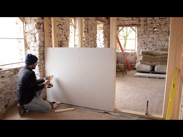 #45 Drywall (Fermacell) and hemp fiber insulation on the interior walls! Renovating in Italy