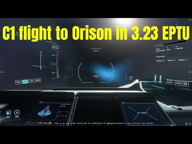 C 1 Flight to Orison in Star Citizen 3.23 EPTU