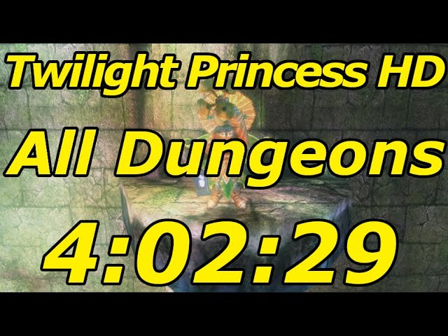 Zelda: Twilight Princess HD All Dungeons Speedrun in 4:02:29