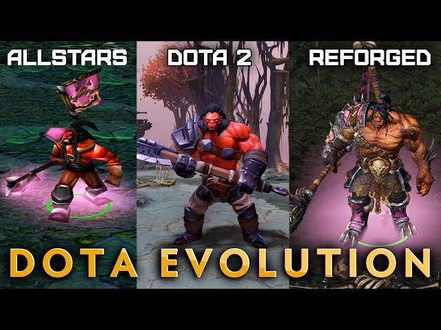 Dota Evolution — HERO COMPARISON: DotA Allstars, Dota 2, WC3 Reforged DotA