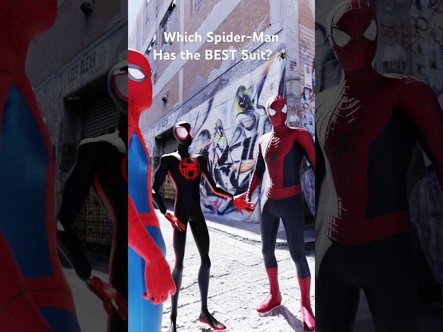Which Spider-Man has the best suit? 🕷️🕸️ #spiderman #marvel #shorts #fyp #explore