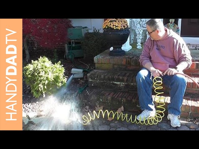 Winterize Sprinklers and Garden Hoses