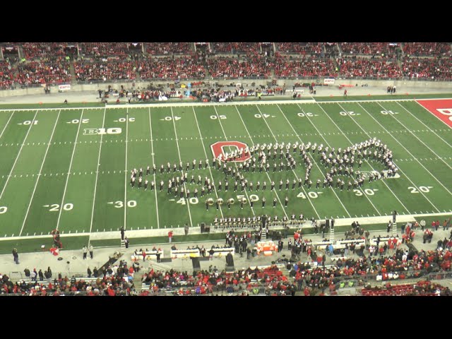 Ohio State Marching Band “Back to the Future”- Halftime Show vs. Minnesota 11-7-2015