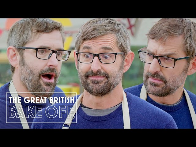 Louis Theroux jiggle jiggles in the Bake Off Tent | The Great Stand Up To Cancer Bake Off