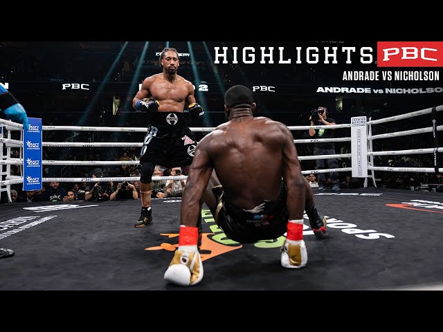 Andrade vs Nicholson HIGHLIGHTS: January 7, 2023 | PBC on Showtime PPV