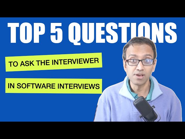 5 questions to ask the interviewer!
