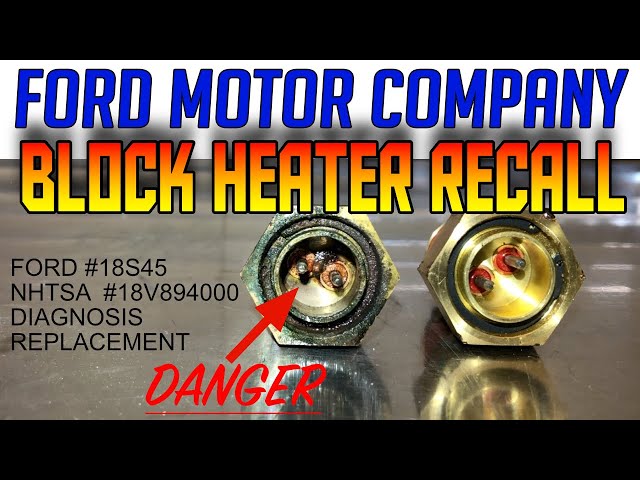 FORD F-150 Mysterious Invisible Block Heater Coolant Leaks- DIAGNOSIS & REPLACEMENT!