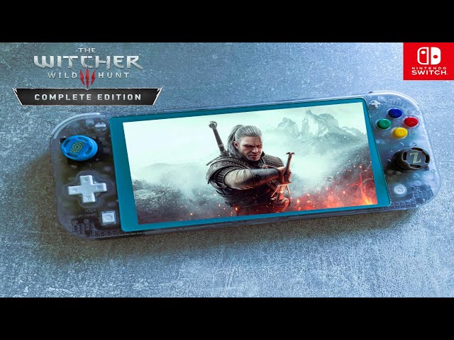 The Witcher 3: Wild Hunt - Complete Edition Nintendo Switch Lite Gameplay
