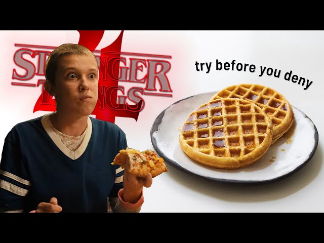 I recreated Foods from Stranger Things 4 (pizza, eggos, risotto and more)