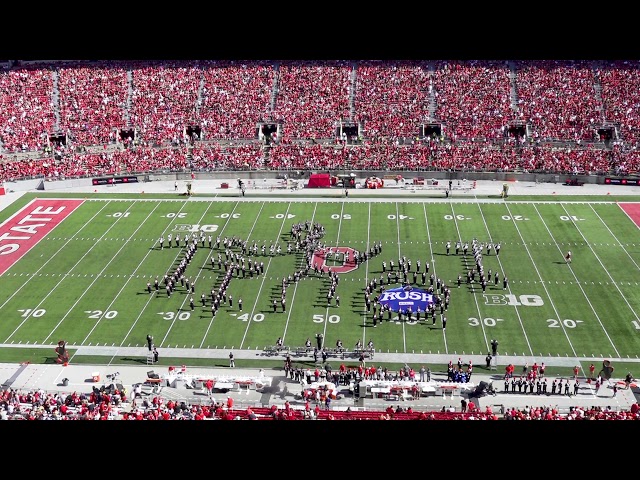 Ohio State Marching Band: "A Tribute to Rush" Halftime Show Oct. 9, 2021 vs. Maryland